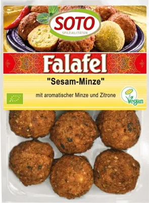 Produktbild von Vegane Falafels mit Minze und Sesam 220g Soto