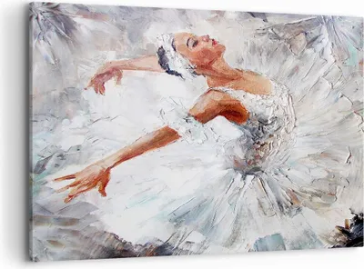 Produktbild von Bild auf Leinwand - Leinwandbild - Frau Tanz Ballett Körper - 120x80cm - Wand Bild - Wanddeko - Leinwanddruck - Bilder - Kunstdruck - Wanddekoration - Leinwand bilder - Wandkunst - AA120x80-3101