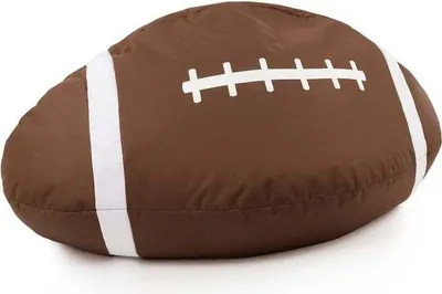 Image de Lumaland Sitzsack American Football 300l braun/weiß