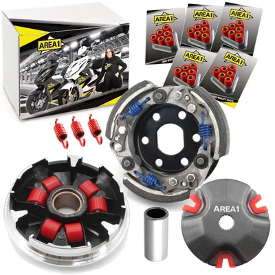 Produktbild von Area1 Tuning Set Variomatik + Kupplung für 50ccm 2Takt Motorroller von ATU Explorer AGM Nova Motors GT Union Longija Mawi RS Ultima Ride Sprint Tauris
