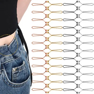 48 Taillenclips, Hosenbund-Clips, Gürtelclips, Kleidungsclips