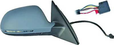 Produktbild von Spiegel li. Audi A4 07-09 vollelektrisch lackierbar Blinker 6-Pin