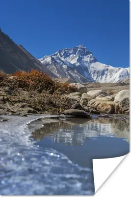 Produktbild von MuchoWow® Poster Everest (Basislager) in Tibet 120x180 cm - Kunstposter