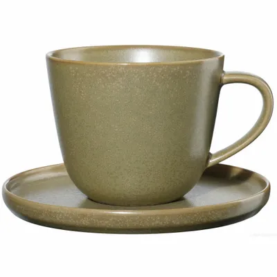 Obrázek produktu pro ASA Selection coppa miso šálek na kávu s podšálkem, hrnek na kávu, šálek na čaj, šálek na kávu, čaj, porcelán, žlutý, 250 ml, 19020194
