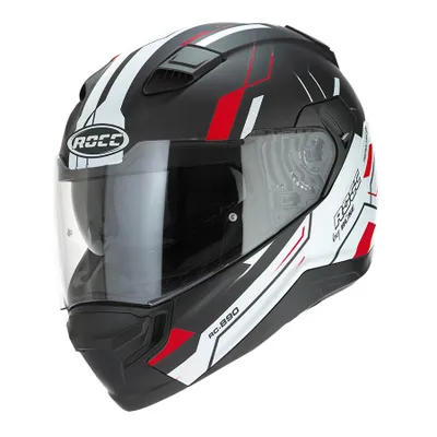 Produktbild von Rocc 891 Helm, schwarz matt/rot, L (59/60)