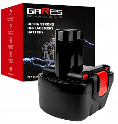 Produktbild von Gares Akkupack zum Zellentausch für Bosch 2607335273 GSRE-2 2607335541 | 12 V 3 Ah Inny | Ersatz-Zellenpack für Werkzeugakkus | Profi-Qualität Gares®