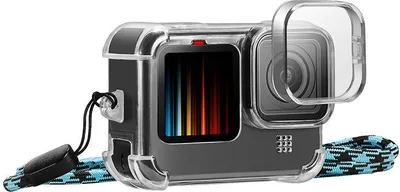 Produktbild von Tasche mit Gegenlichtblende und Halsgurt Puluz für Gopro Hero 9 / 10 / 11