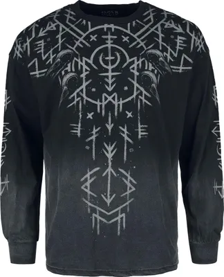 Produktbild von Black Premium by EMP Herren schwarzes Langarmshirt mit Rundhalsausschnitt XL
