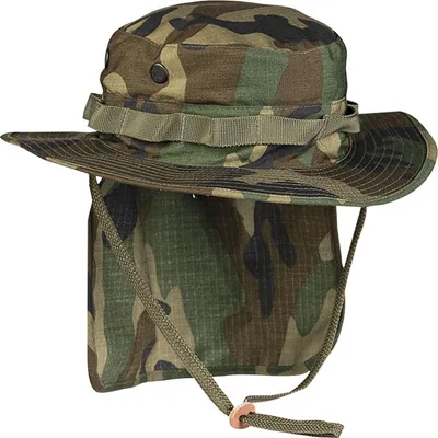Obrázok produktu pre Brit. Boonie s ochranou krku woodland, XL