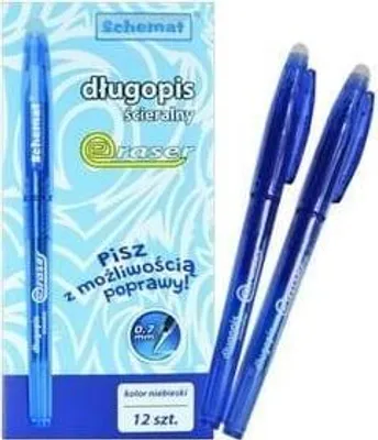 Produktbild von Radierbarer blauer Kugelschreiber (12 Stk.)