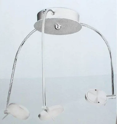 Produktbild von Briloner Deckenleuchte 3-flammig LED mit drehbaren Spots und einstellbaren Armen Ø 45 cm H 43 cm