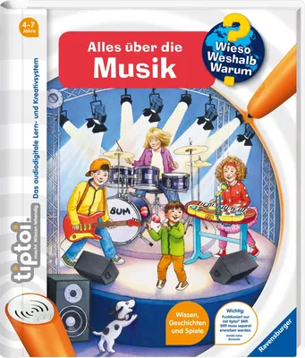Produktbild von Ravensburger tiptoi® Buch Wieso? Weshalb? Warum? Bd. 23, Alles ueber die Musik