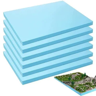 Zdjęcie produktu dla Płyty piankowe do majsterkowania zestaw 6 sztuk DIY modelarstwo 30X20CM