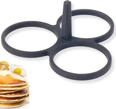 Produktbild von Silikon-Backform für Pfannkuchen - 3 Blinis - flexibel - hochwertig