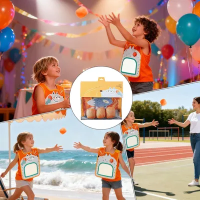 Produktbild von Und Fangspiel Weich Klebrig Interaktiv Stoßdämpfend Weich Klebrig | Outdoor spiele Weich stoßdämpfend für Outdoor, Garten, Rasen, Pool, Camping, Reisen,, Klassenzimmer und Spielplatz
