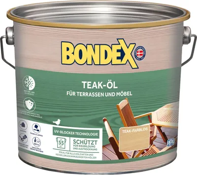 Produktbild von Bondex Teak-Öl Farblos 2,50 l - 330061