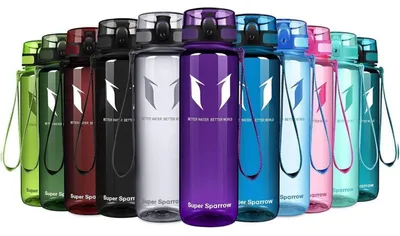 Produktbild von Trinkflasche Tritan BPA-frei 750 ml Glossy Veilchen