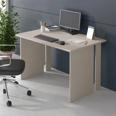 Immagine prodotto di Runin - Scrivania, 119x78x75h cm Beige, un Ripiano