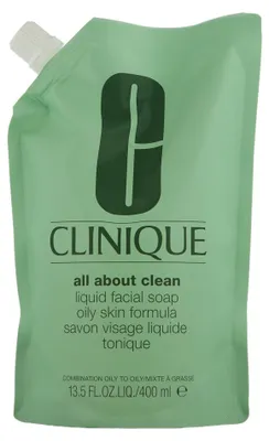 Obrázek produktu pro Čisticí gel Clinique All About Clean pro mastnou pleť, náplň (400 ml)