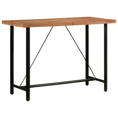 Obrázek produktu pro Barový stůl 150 x 70 x 107 cm masivní akáciové dřevo a železo