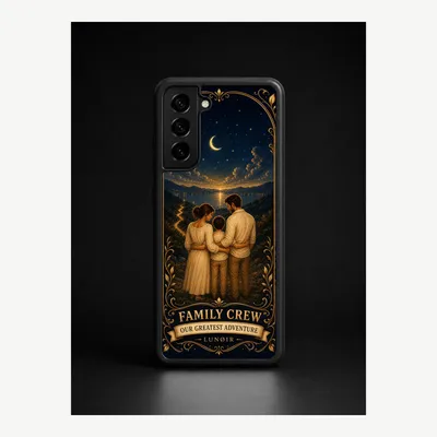 Produktbild von Samsung S21 Plus Hülle Handyhülle Schutzhülle Case mit Familie Motiv – LUNØIR ©