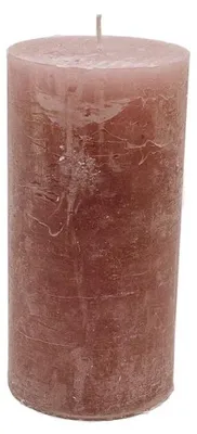Obrázok produktu pre Značková sviečka Stumpenkerze, priemer 10 cm, výška 20 cm - farba antikrosa - cca 140 kusov.