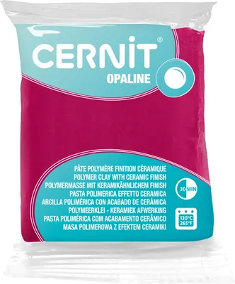 Produktbild von Cernit Polymer Clay Opaline Polymer-Ton Magenta 56 g