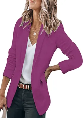 Productafbeelding van Elzusha - Dames Lichtgewicht Blazer Vest - Open Voorkant - Diverse Kleuren