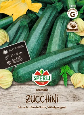 Produktbild von SPERLI Zucchinisamen Diamant F1 Cucurbita pepo 13 Pflanzen