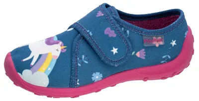 Produktbild von Fischer Markenschuh Kinder-Klett-Hausschuh