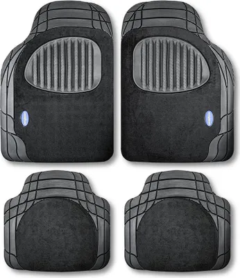 Produktbild von Goodyear Universal-Fußmatten Universal-Automatten GOD9024 Vorne und Hinten PVC Gummi mit Gewebeeinlage