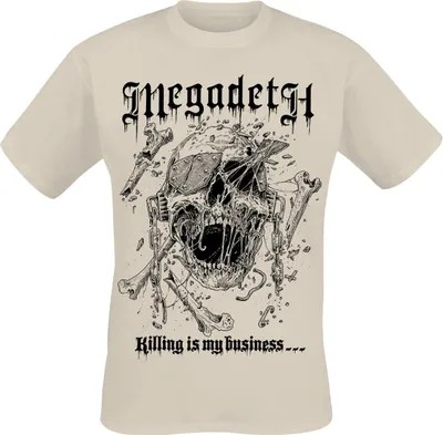 Produktbild von Megadeth T-Shirt Herren Riddick sand XXL