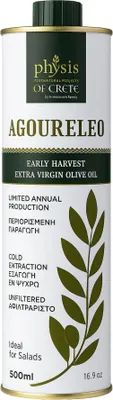 Zdjęcie produktu dla Physis of Crete oliwa extra virgin wczesny zbiór Agoureleo 500 ml