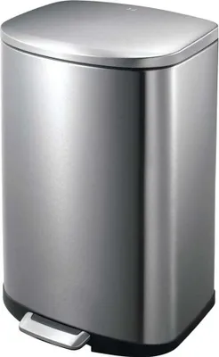 Immagine prodotto di EKO - Cestino a pedale Della 50 litri - Acciaio inox Plastica - Acciaio inox opaco