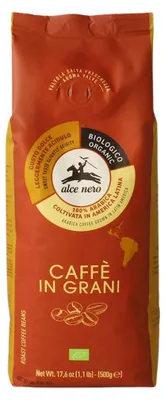 KAWA ZIARNISTA ARABICA 100 % FAIR TRADE BIO 500 g - ALCE NERO