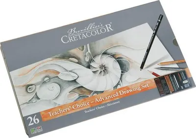 Produktbild von Cretacolor Zeichen-Set groß 26-teilig - Künstlerbedarf Zeichenzubehör