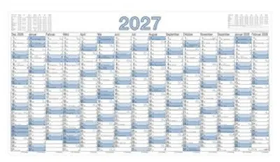 Obrázok produktu pre Plagátový kalendár, 15 strán, 1 kus, rolka, rok 2027