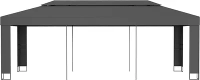 Immagine prodotto di Gazebo con Tetto Doppio 3x6 m Antracite