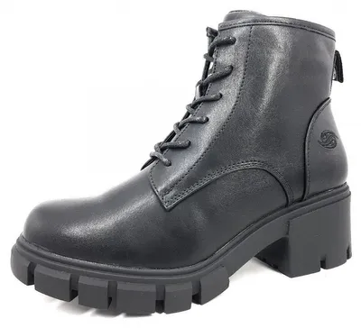 Produktbild von Dockers Schnürstiefeletten Damen Kunstleder Schwarz Größe: 40