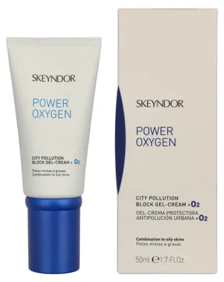 Produktbild von Combination To Oily Skin Skeyndor Power Oxygen City Pollution Block Gel-Cream + O2
