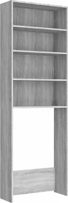 Produktbild von vidaXL Waschmaschinenschrank Grau Sonoma 64x24x190 cm