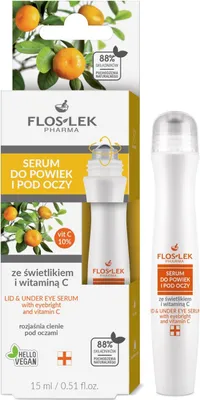 Produktbild von Augenlid- und Augenpartie-Serum mit Augentrost und Vitamin C 15 ml / im Roll-on