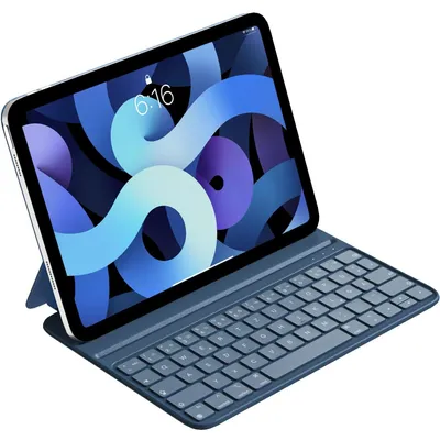 Image de Étui clavier pour iPad Air 4/5 gen Pro 11 1/2/3/4 gen QWERTY magnétique.