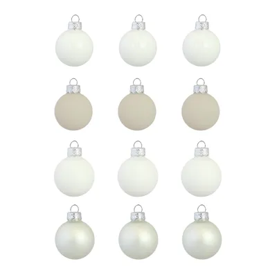Produktbild von Set Weihnachtskugeln in neutralen Farben