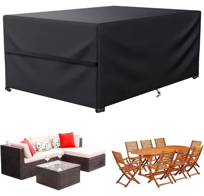Immagine prodotto di Copertura impermeabile per mobili da giardino, telo protettivo per tavoli da esterno, dimensioni 90x90x70 cm