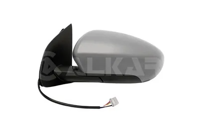 Produktbild von ALKAR 6141567 Außenspiegel Seitenspiegel Links für NISSAN Qashqai / Qashqai +2 I (J10, NJ10) Beheizt Konvex Grundiert Elektrisch
