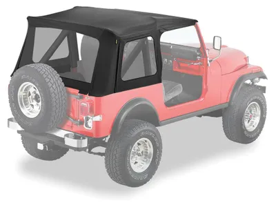 Produktbild von Ersatz Softtop für original Bestop Softtopgestänge Jeep CJ7 Wrangler YJ 76-95