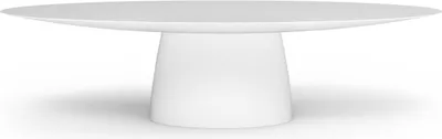 Produktbild von Casa Padrino Luxus Garten Esstisch Matt Weiß 300 x 130 x H. 75 cm