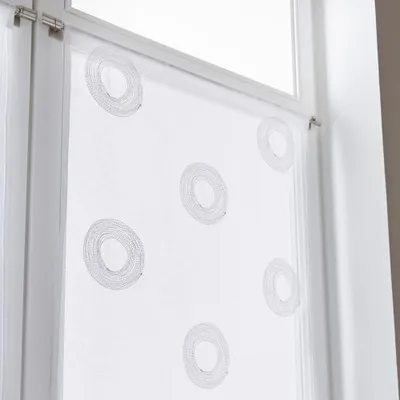 Produktbild von Filterfensterpaar, Cosmos weiß/silber B.60 x H.120 cm
