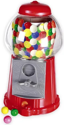 Produktbild von Out of the blue Roter Kaugummispender mit Kaugummi, Circa 22 cm, 1er Pack Glas
